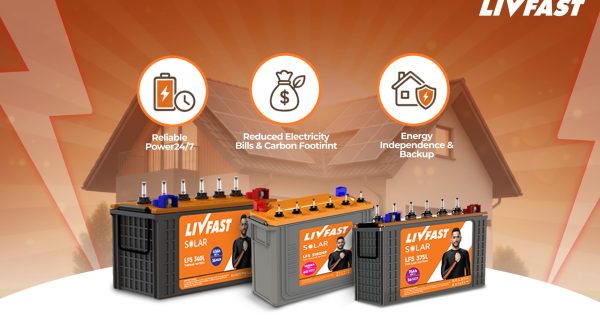 Happy, woman, and shower in studio for hair, skincare and grooming on blue background mockup. Girl, water splash and relax in a bathroom for skin, hair care and cleaning, wellness and beauty mock up