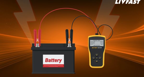 Happy, woman, and shower in studio for hair, skincare and grooming on blue background mockup. Girl, water splash and relax in a bathroom for skin, hair care and cleaning, wellness and beauty mock up