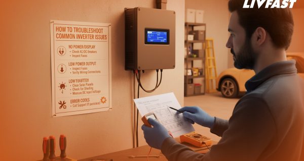 Happy, woman, and shower in studio for hair, skincare and grooming on blue background mockup. Girl, water splash and relax in a bathroom for skin, hair care and cleaning, wellness and beauty mock up